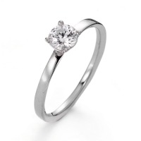 Bague solitaire Or blanc 375/9 ct. Moissanite-561817