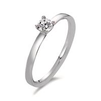 Bague solitaire Or blanc 375/9 ct. Moissanite-561818