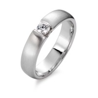Bague solitaire Or blanc 375/9 ct. Moissanite-561826