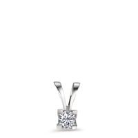 Pendentif Or blanc 750/18 K Diamant 0.15 ct, w-si-563510