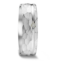 Partnerring Silber Diamant 0.02 ct, w-si-580007