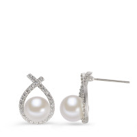 Clous d'oreilles Métal Zircone perle artificielle-585853