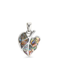 Pendentif Argent Abalone Feuille-586218
