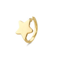 Ear cuff Or jaune 750/18 K étoile Ø7.5 mm-590967