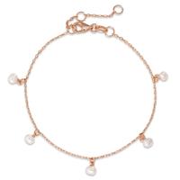 Bracelet Argent Plaqué or perle d'eau douce 15.5-18.5 cm-592226