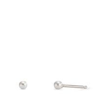 Clous d'oreilles Argent Rhodié perle artificielle-594124