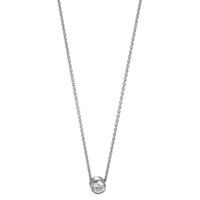 Collier 750/18 K Weissgold Diamant 0.06 ct, w-si 40-42 cm verstellbar-595003