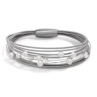 Bracelet Acier inoxydable perle de culture 17 cm-595945