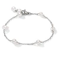 Bracelet Acier inoxydable perle de culture 17-18.5 cm-596955