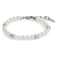 Bracelet Acier inoxydable perle de culture 17.5-21.5 cm Ø6 mm-597851