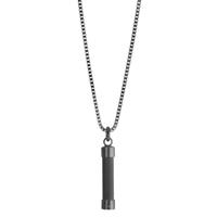 Signature Kette Pendulum aus Carbon mit Edelstahl in Lava Grey 60 cm-598419