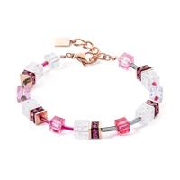 Bracelet Acier inoxydable rosé PVD 18.5-21.5 cm-606878