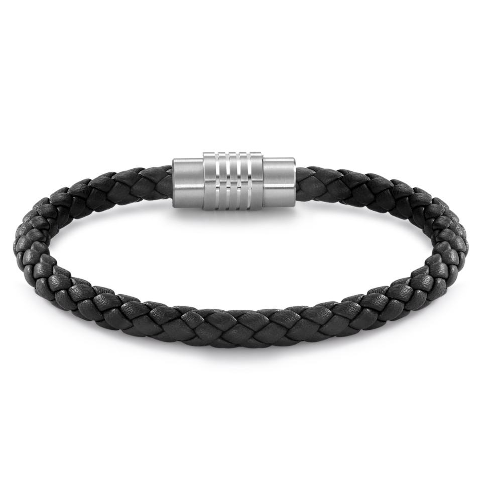 DYKON Leder Armband schwarz mit TeNo Safe Lock Verschluss 18 cm-305167