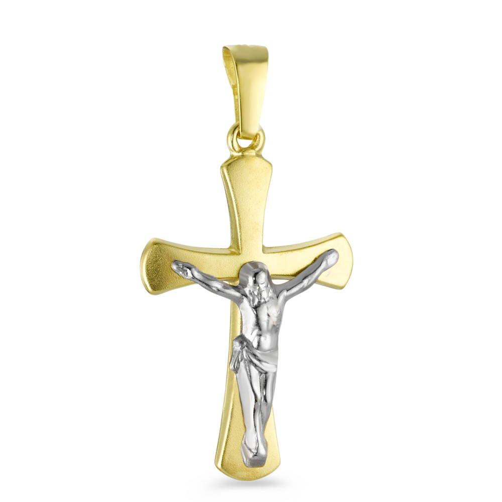 Pendentif 375 croix Christ-345807