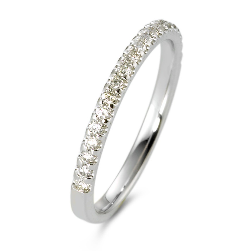 Bague or blanc 750 + diamants-348623
