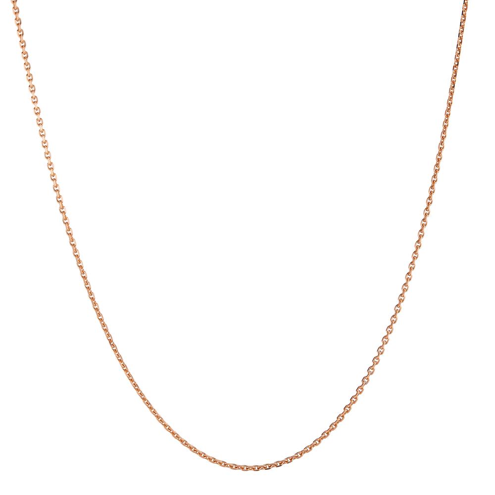 Diamantierte Anker-Halskette 750/18 K Rotgold, 42 cm-362091