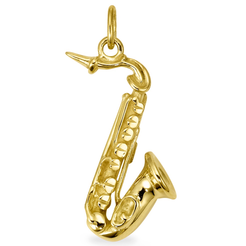 Pendentif Or jaune 750/18 K saxophone-506866