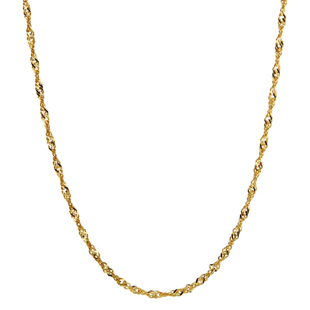 Singapur-Halskette 375/9 K Gelbgold  50 cm Ø1.1 mm-561141