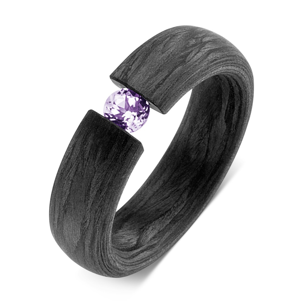 Fingerring Carbon Amethyst violett-565302