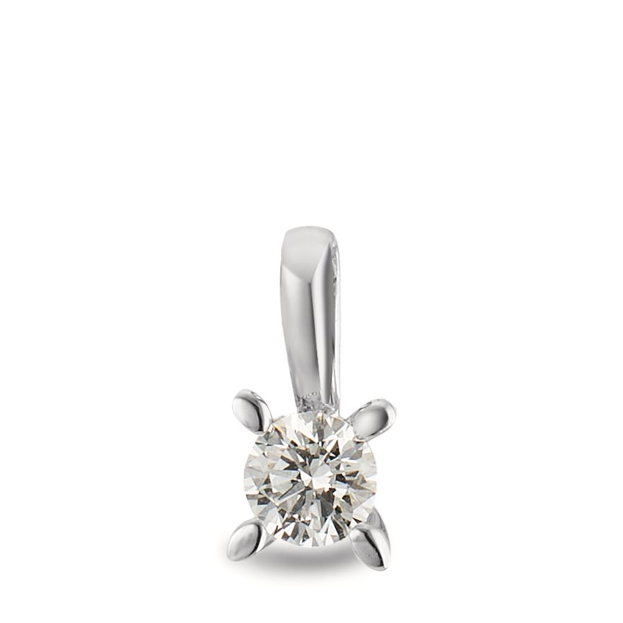 Pendentif Or blanc 750/18 K Diamant blanc, 0.15 ct, brillant, w-si-566064