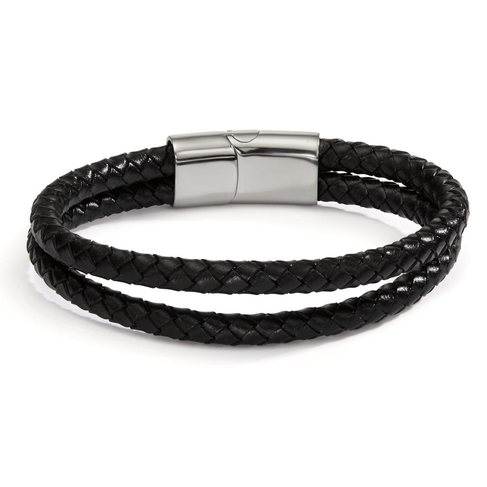 Bracelet Acier inoxydable, Cuir 21 cm-581202
