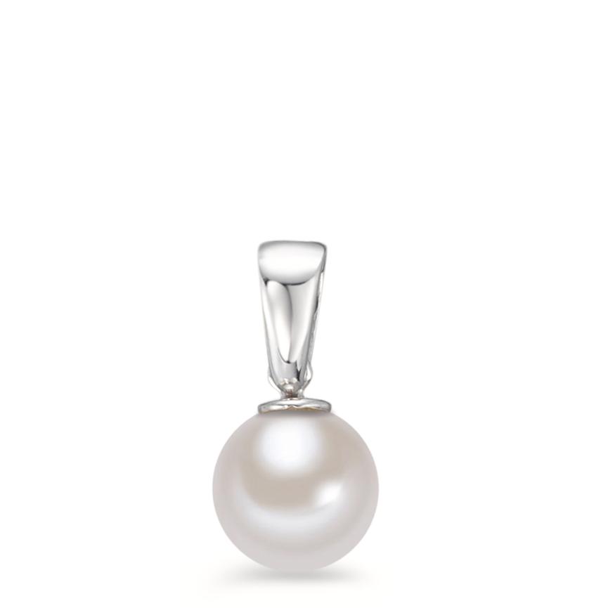 Pendentif Or blanc 750/18 K perle d'eau douce-590576