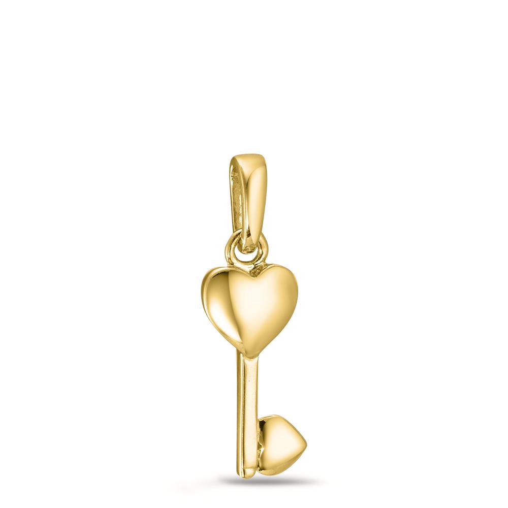 Image of Anhänger Silber gelb vergoldet Schlüssel