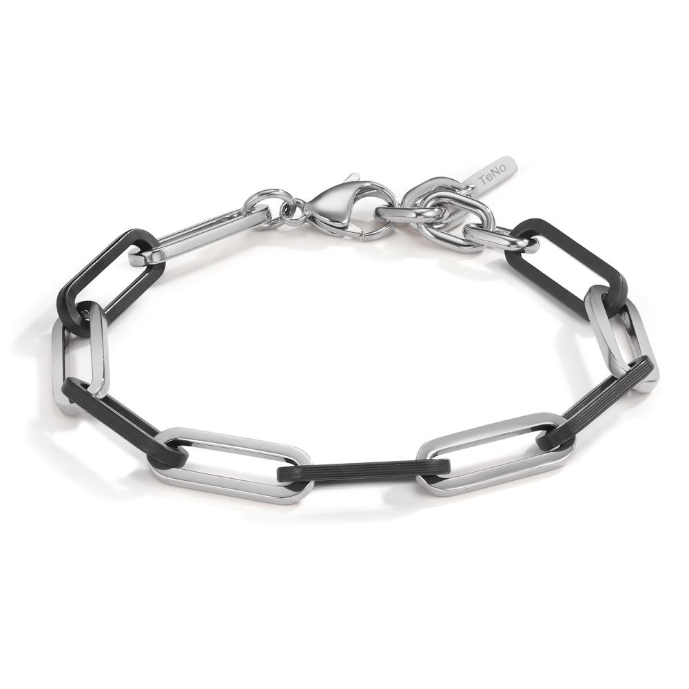 Bracelet Acier inoxydable, Carbone 16.5-21 cm-597864