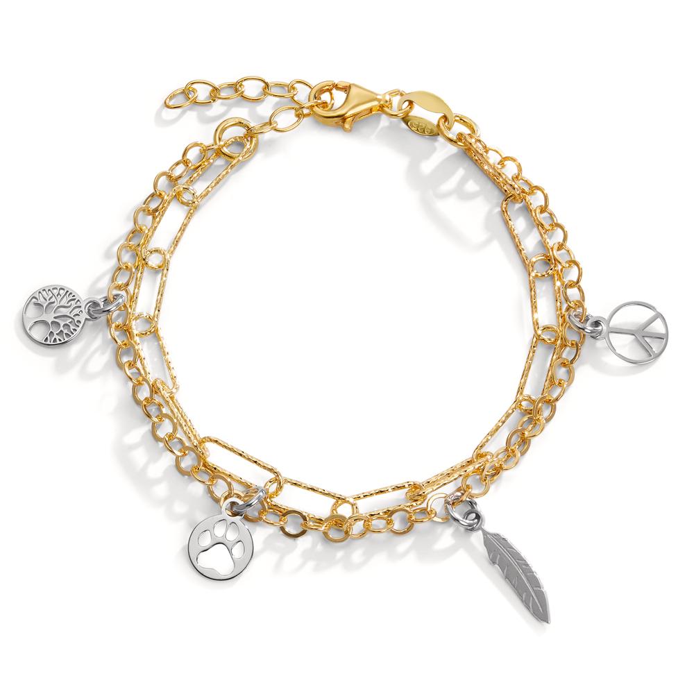 Bracelet Argent jaune Plaqué or 17-20 cm-599530