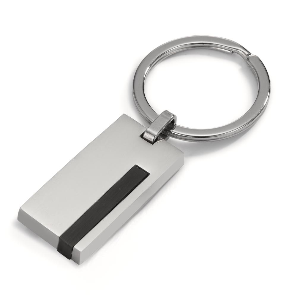Porte-clés Acier inoxydable noir PVD-599704